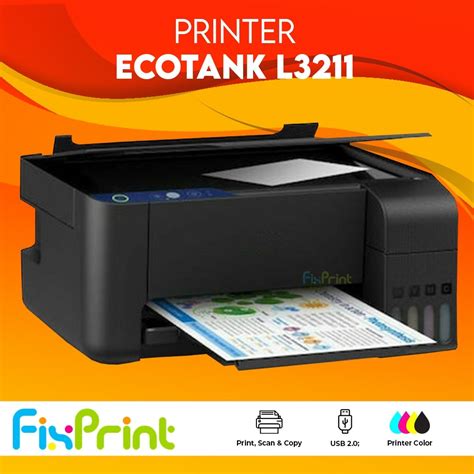 Jual Mesin Printer L3211 Ecotank L 3211 All In One Multi Fungsi