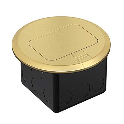 Webang Round Pop Up Floor Outlet Box With Tamper Resistant