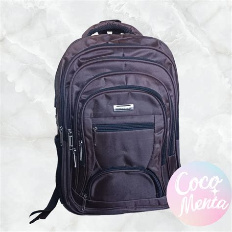 MOCHILA ESCOLAR COLOR CAFE STEALTH CocoMenta