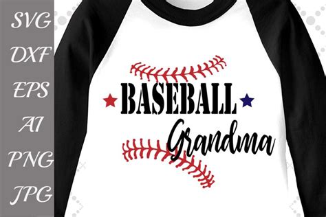 Baseball Grandma Svg Baseball Svg Sport Svg Baseball Dxf