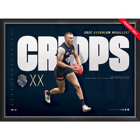 CARLTON-PATRICK CRIPPS BROWNLOW MEDAL SPORTSPRINT – memorabiliawarehouse