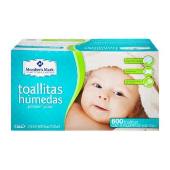 Toallitas Húmedas Member s Mark 600 pzas a precio de socio Sams Club