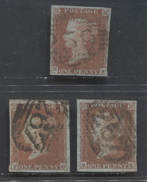 Lot 423 Great Britain Barred Numeral Cancels For England And Wales 20 Brixton Chrome