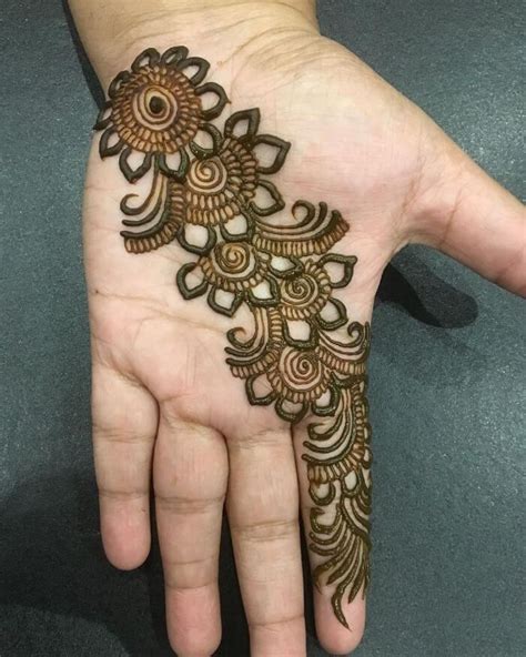 Simple Arabic Mehndi Designs For Front Hand K Fashion Circle