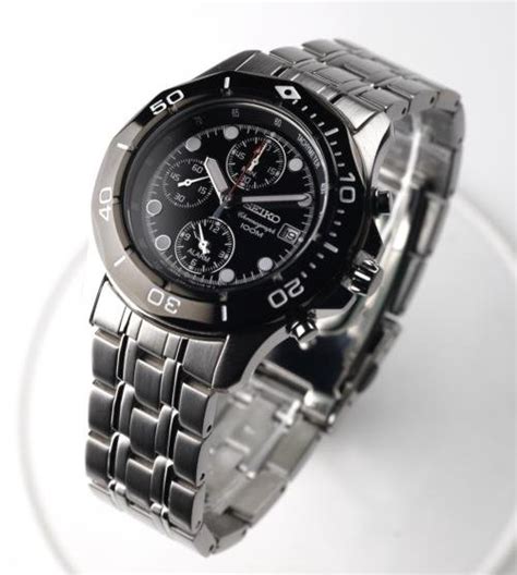 Jual Seiko Quartz SNA791P1 Chronograph Black Dial Jam Pria SNA791 Di