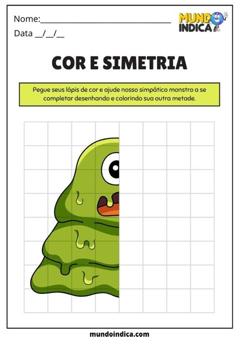 Complete O Desenho Simetria