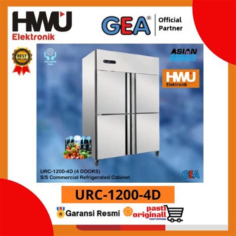 Jual GEA Kabinet Upright Chiller 4 Pintu 1000L UPRIGHT CHILLER URC