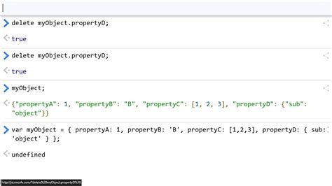 How Can I Remove Properties From Javascript Objects Oreilly