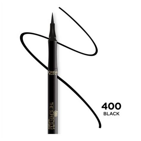 Loreal Paris Infallible Super Slim Liquid Eyeliner 400 Black 0 034 Fl