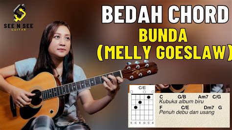 BEDAH CHORD BUNDA MELLY GOESLAW SEE N SEE GUITAR YouTube