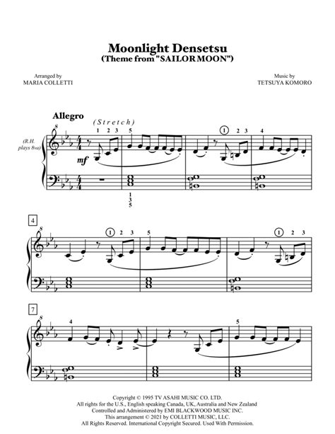 Sailor Moon Main Title Arr Maria Colletti Por Tetsuya Komoro