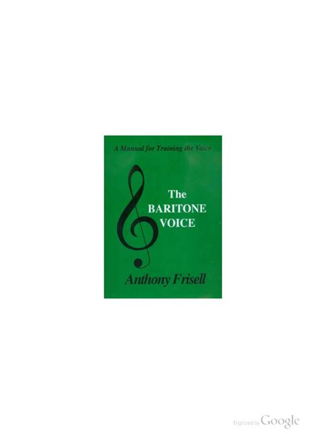 The Baritone Voice | PDF