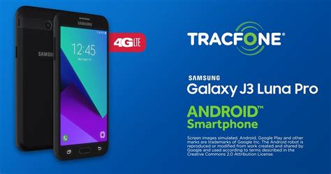 Tracfone Samsung Galaxy J Luna Pro G Lte Prepaid Smartphone With