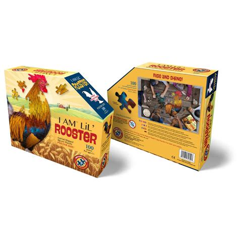 Shaped Jigsaw Puzzle Rooster Lehmans