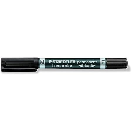 Staedtler Marqueur Permanent Lumocolor Duo Double Pointe