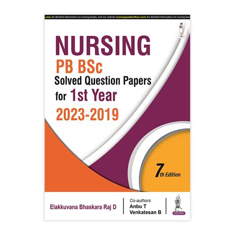 Buy Nursing Pb Bsc Solved Question Papers For St Year Medtree