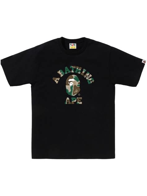 A BATHING APE® Футболка с Логотипом - Farfetch