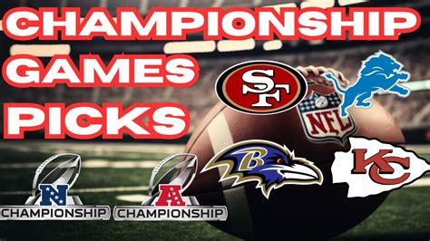 Nfl Championship Round Picks And Predictions 2024 Youtube