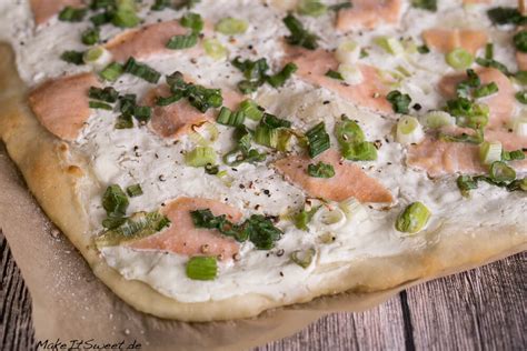 Einfacher Flammkuchen Mit R Ucherlachs