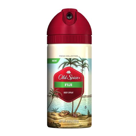 Old Spice Fresh Collection Fiji Scent Mens Body Spray 4 Oz Pack Of 3