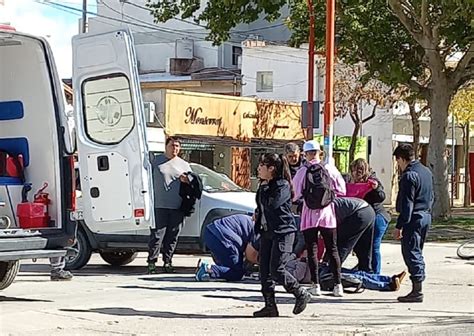 Grave accidente en la ciclovía de Cipolletti Diario Río Negro