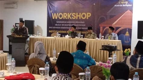 Rajut Perdamaian IAIN Madura Gelar Workshop Moderasi Beragama NU