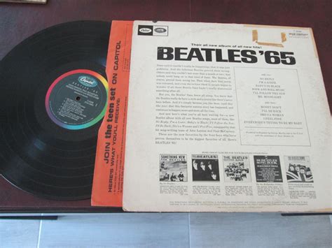 The Beatles 65 Original Lp Capitol T 2228 1964 Plays Vg To Vg