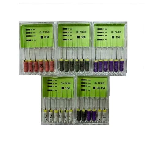 6Pcs Pack Dental C Plus Files Stainless Steel Endo Files Endodontics