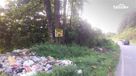 Jalur Jalan Pegunungan Konda Wolasi Jadi Tempat Pembuangan Sampah