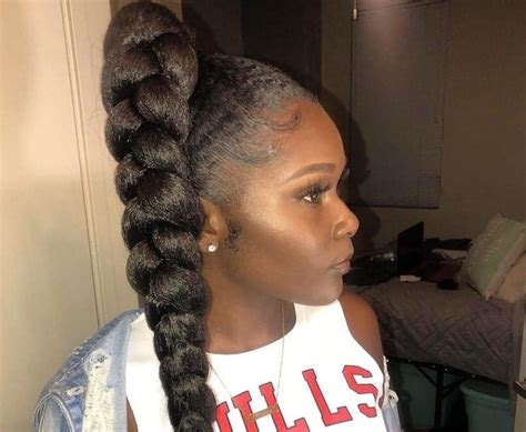 Entrancing Jumbo Braid Ponytails Trending In