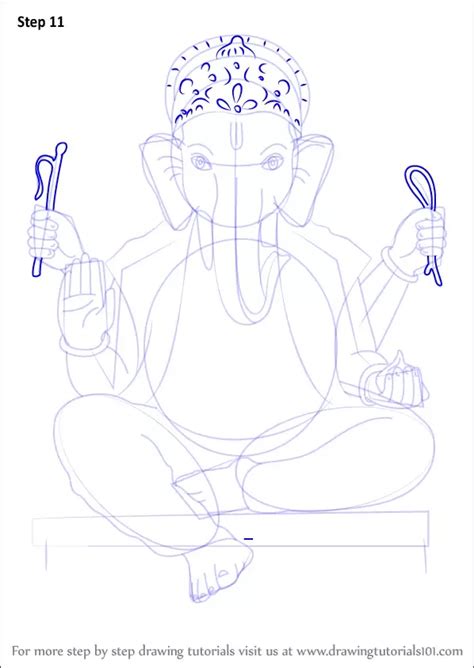 Learn How To Draw Ganpati Bappa Hinduism Step By Step Artofit