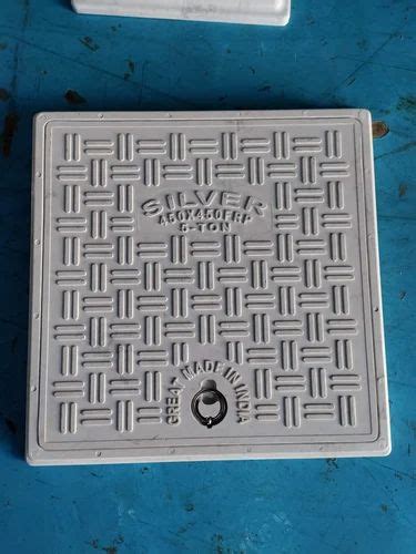 Full Floor Square X Inch Light Gray Frp Manhole Chamber Cover