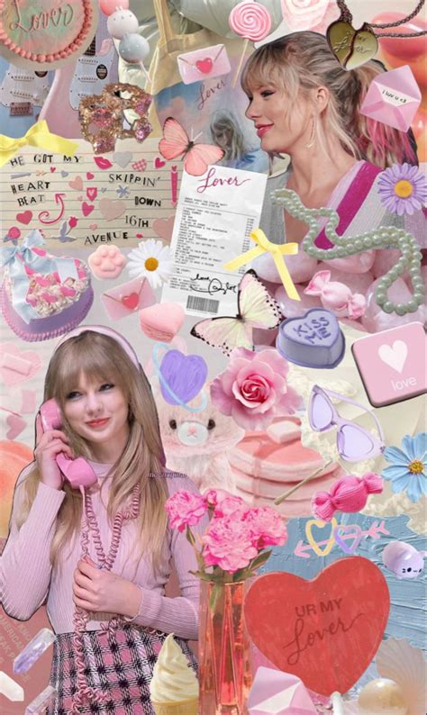 taylor swift lover shuffle collage | Taylor swift wallpaper, Taylor swift album, Taylor swift