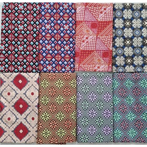 Ready Stock Batik Viral Batik Lembut Kain Corak Songket Batik