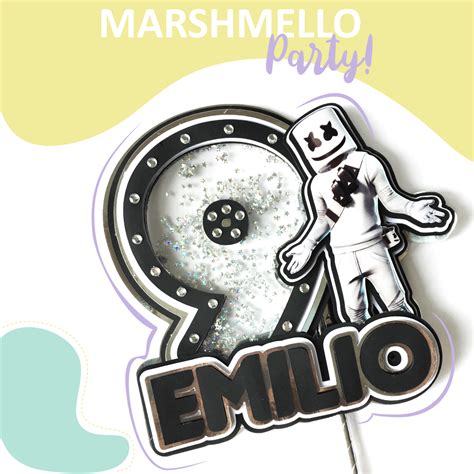 Cake Topper Marshmello Cake Toppers Enamel Pins Topper