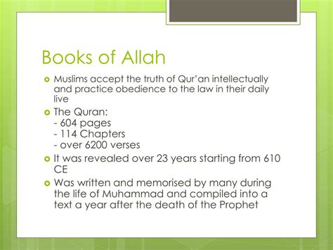 Ppt Six Articles Of Faith Islam Powerpoint Presentation Free