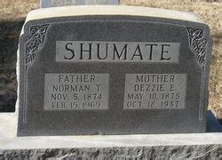 Norman T Shumate M Morial Find A Grave