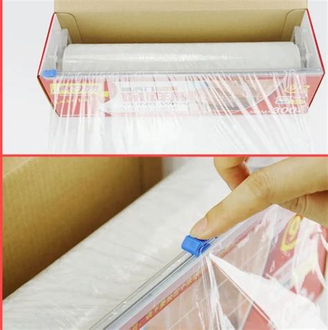 Food Packing Pvc Stretch Cling Film Food Grade Mic M Jumbo Roll