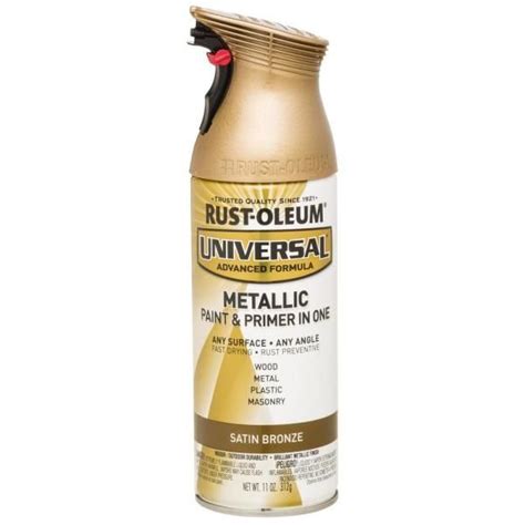 Rust Oleum Universal Oz All Surface Metallic Satin Bronze Spray