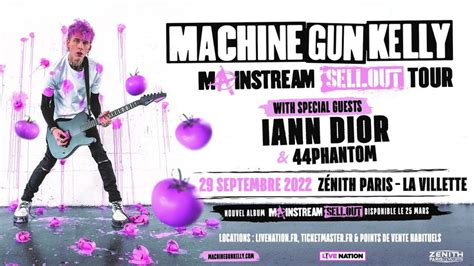 Machine Gun Kelly Mainstream Sellout Tour Paris