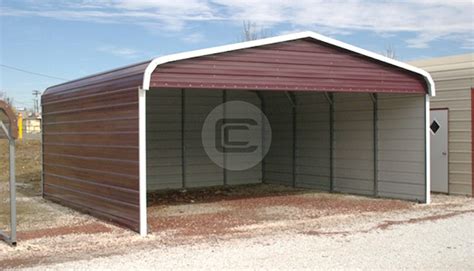 12x26 Metal Boat Carport 12x26 Vertical Roof Metal Carport