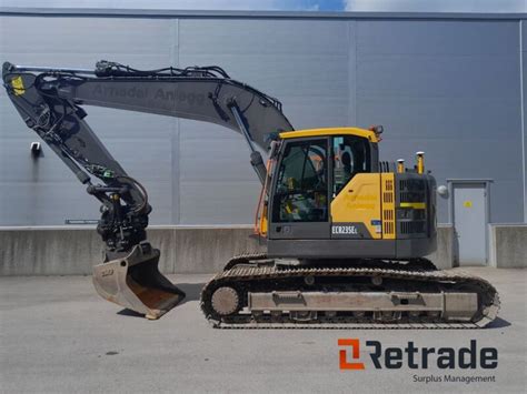 Volvo Gravemaskin Excavator ECR235EL With Tiltrotator Steelwrist X26