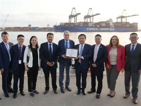 Cosco Shipping inauguró servicio que conecta México con el Lejano