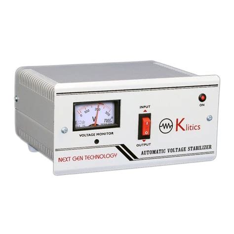 Kw Three Phase Automatic Cum Manual Voltage Stabilizer Off