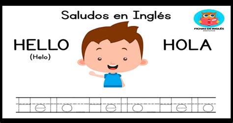 Saludos Fichas De Inglés