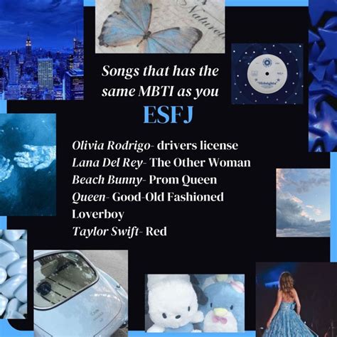 Esfj Taylor Swift Bad Blood Songs Mbti