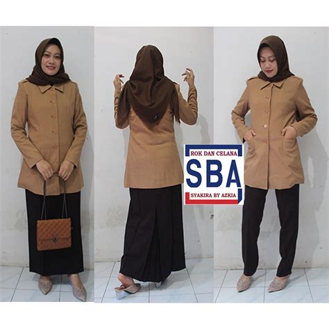 Jual Setelan Blazer Pramuka Rok Atau Celana Brand Azkia Shopee Indonesia