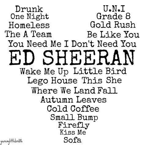 Pin By Marah Franklin On Beautiful Music Ed Sheeran Ed Sheeran Lyrics Ed Sheeran Quotes Ed