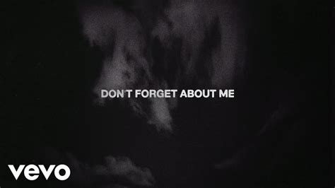 D4vd Dont Forget About Me Official Lyric Video YouTube Music