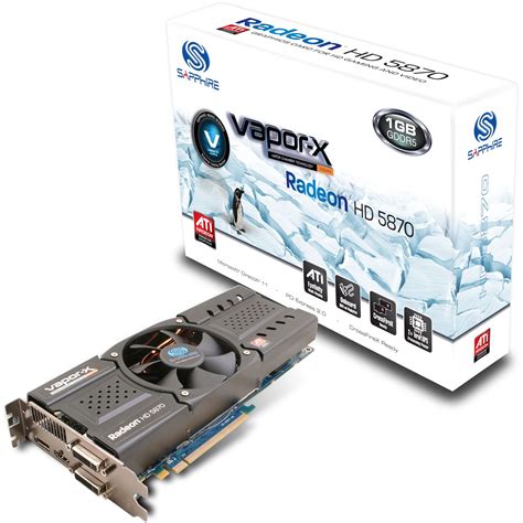 1024MB Sapphire Radeon HD 5870 Vapor X Eyefinity GDDR5 PCIe